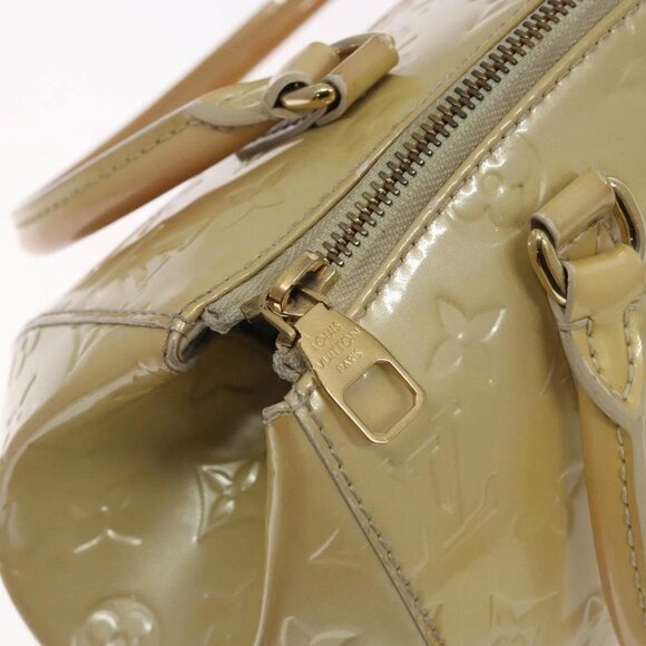 LOUIS VUITTON Vernis Sherwood PM Hand Bag Broncorail M91491 LV Auth 134504 - Picture 10 of 16